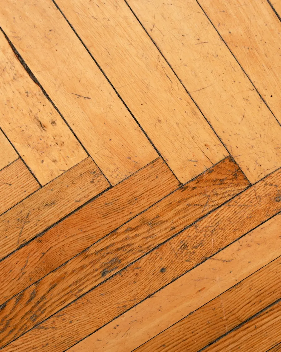 Parquet en point de Hongrie, chêne clair